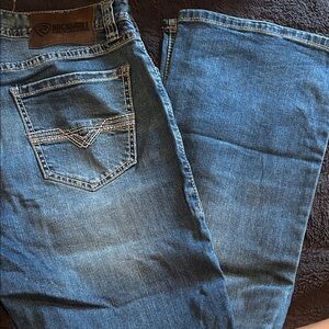 Rock & Roll Men's Blue Bootcut Jeans